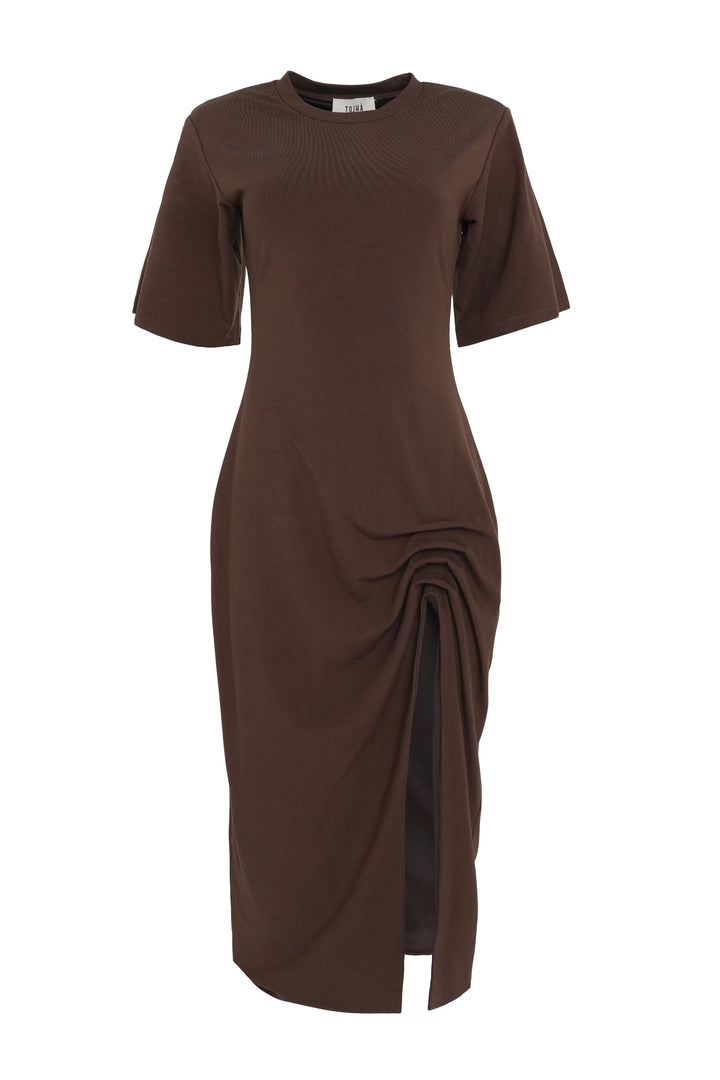 Rowena Dress- Fudge