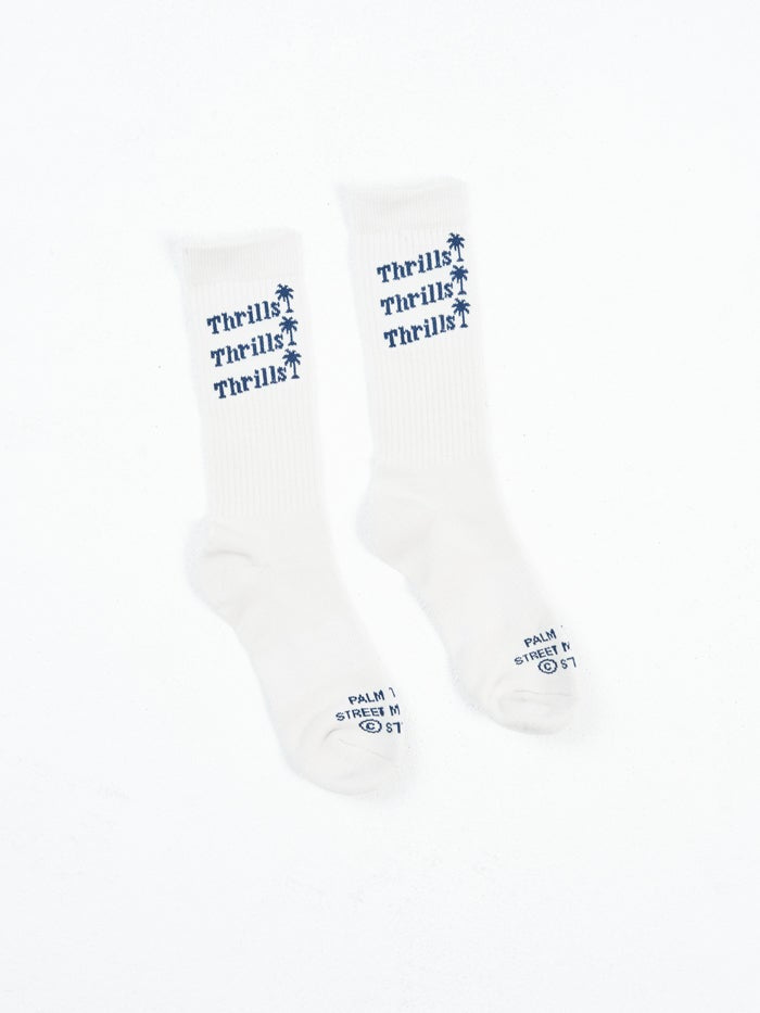 Thrills Unlimited Premium Long Sock- Heritage White