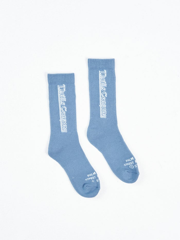 Knights Essential Mid Length Sock- Washed Royal