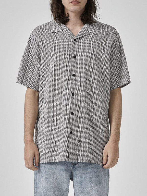 Paradise Code Bowling Shirt - Dirty White