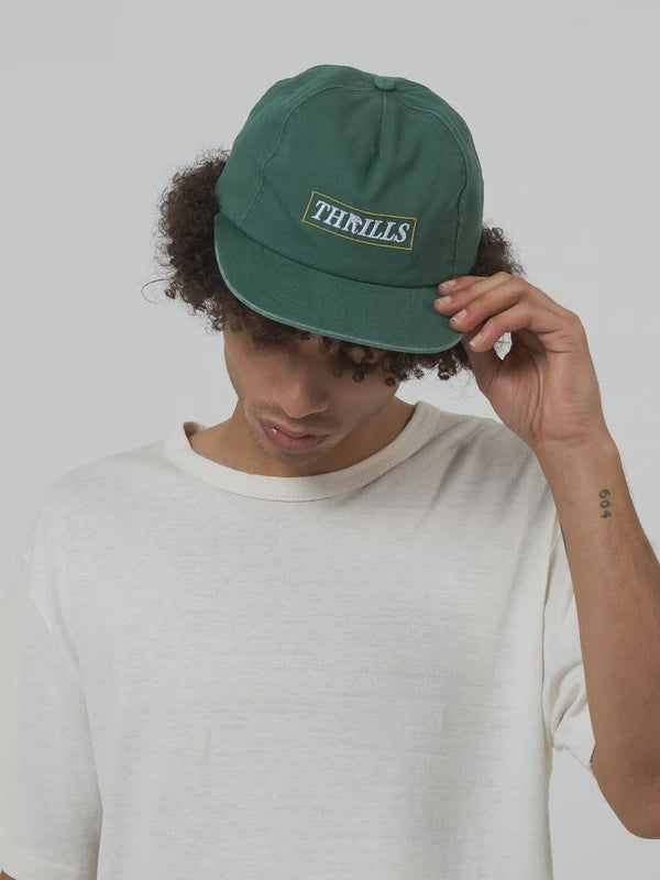 Thrills Lucky Strikes Twice 5 Panel Cap- Hunter Green