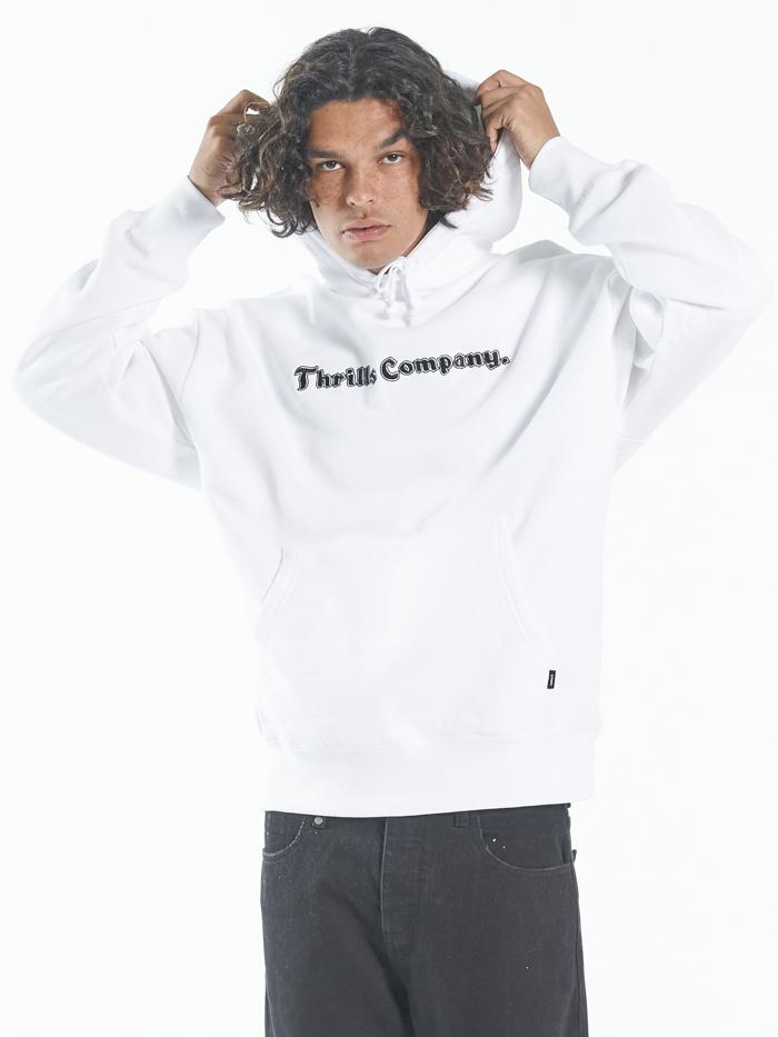 Better Days Slouch Pull On Hood - White