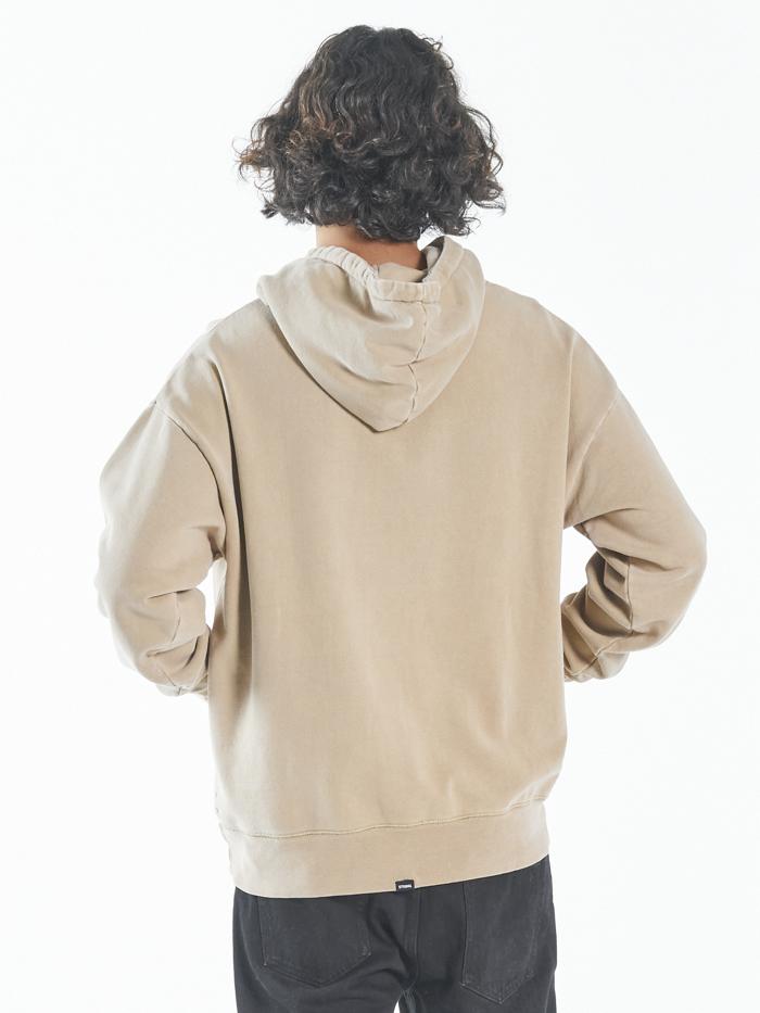King Habits Slouch Pull On Hood - Washed Tan