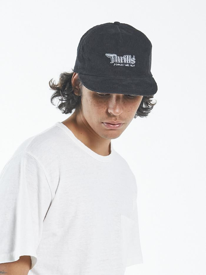 Forget Me Not 5 Panel Cap -  Black