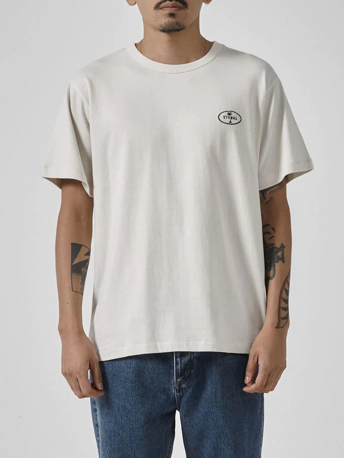Palm Oval Embro Merch Fit Tee - Heritage