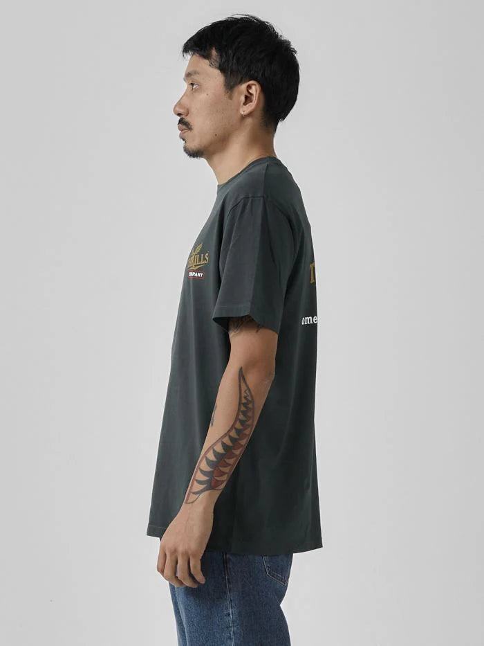 Golden Paradise Merch Fit Tee - Deep Forest