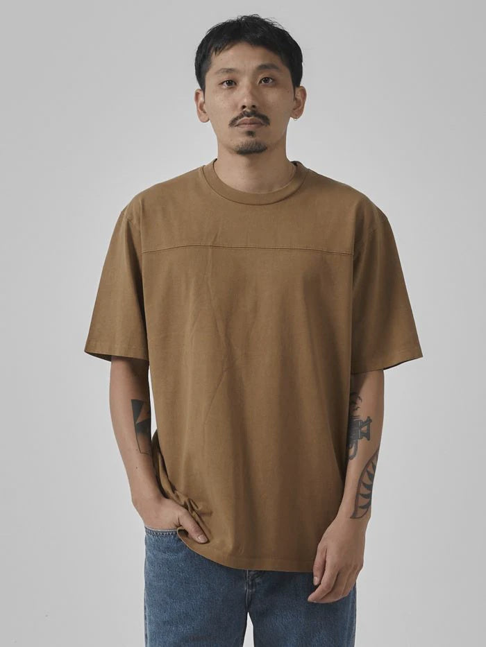 Thrills Union Oversize Fit Tee - Tobacco