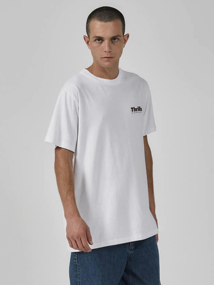 The Paradox of Paradise Merch Fit Tee - White