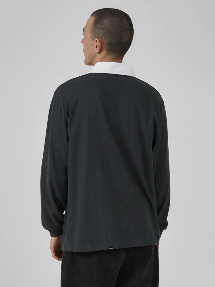 Golden Paradise Rugby Polo - Deep Forest