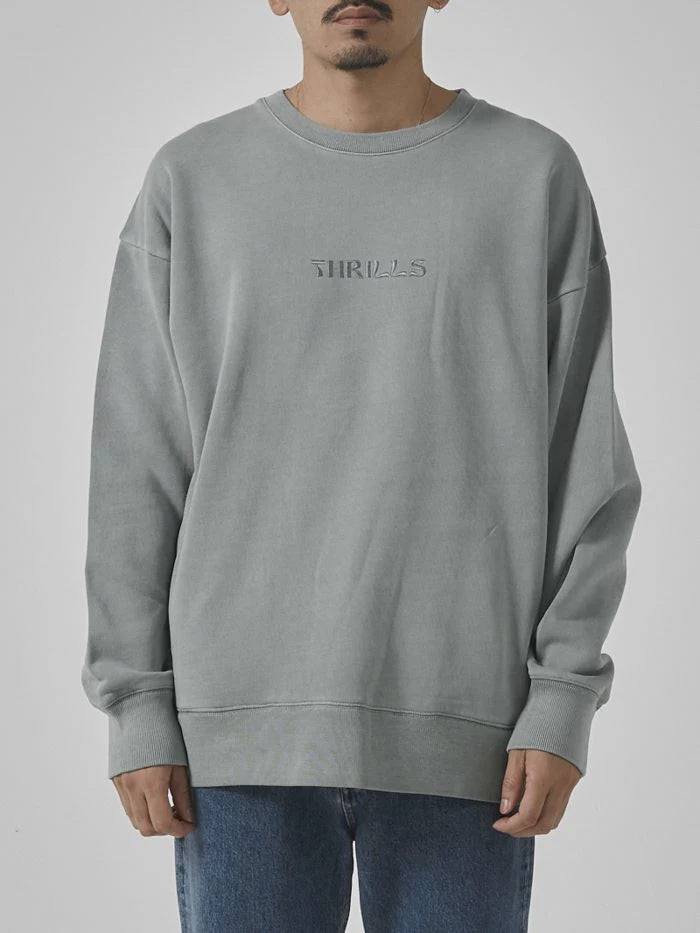 Enlightenment Embro Slouch Crew Fleece - Sea Grass