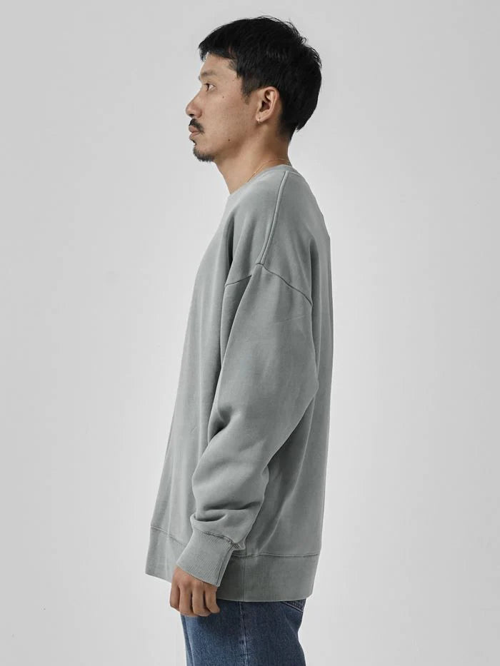 Enlightenment Embro Slouch Crew Fleece - Sea Grass