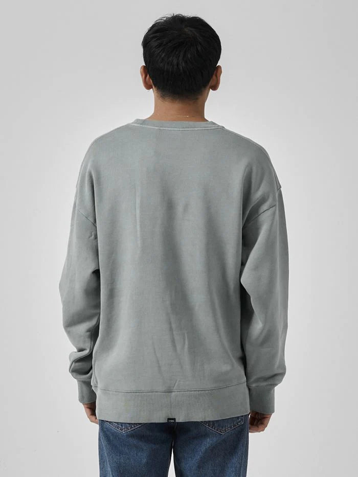 Enlightenment Embro Slouch Crew Fleece - Sea Grass