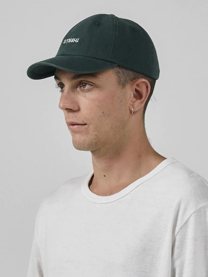 Minimal Thrills 6 Panel Cap - Mallard Green