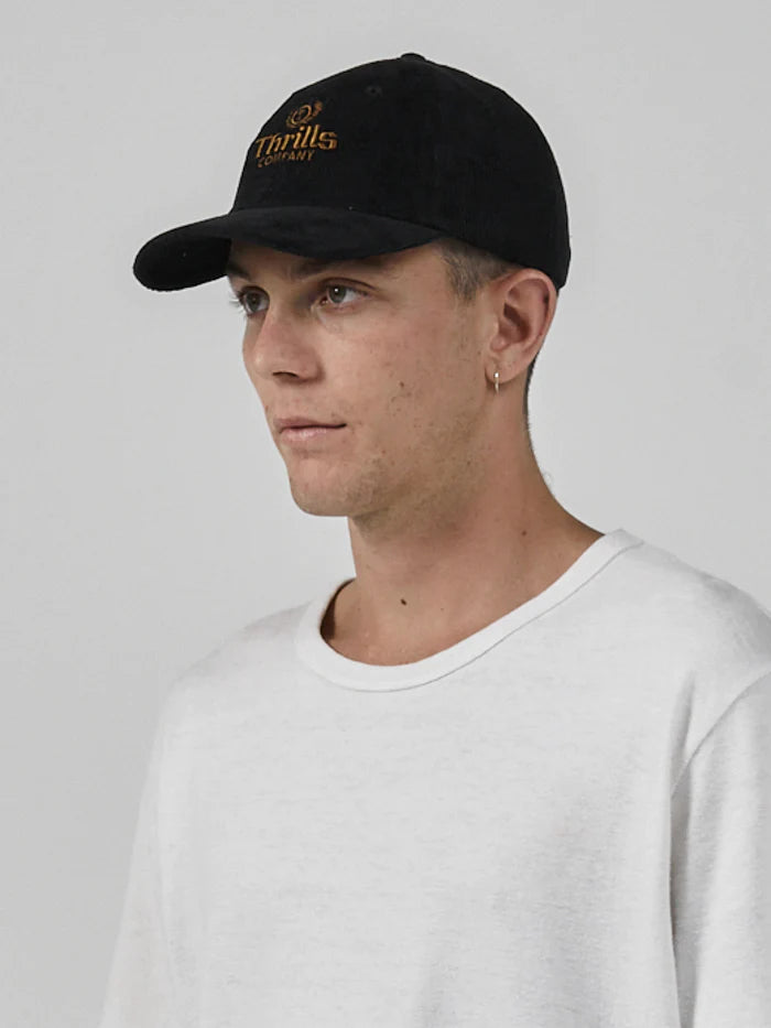 King Embro 6 Panel Cap - Black