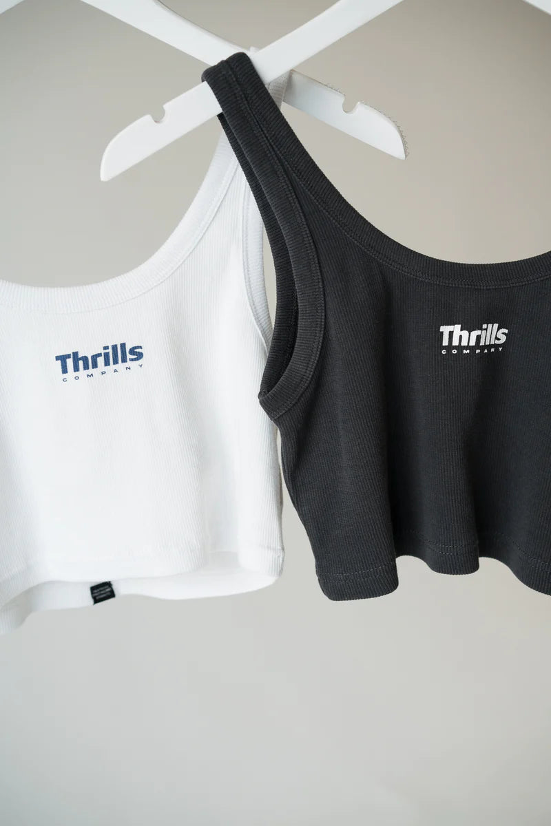 Paradox Of Paradise Retro Crop Tank - Heritage Black