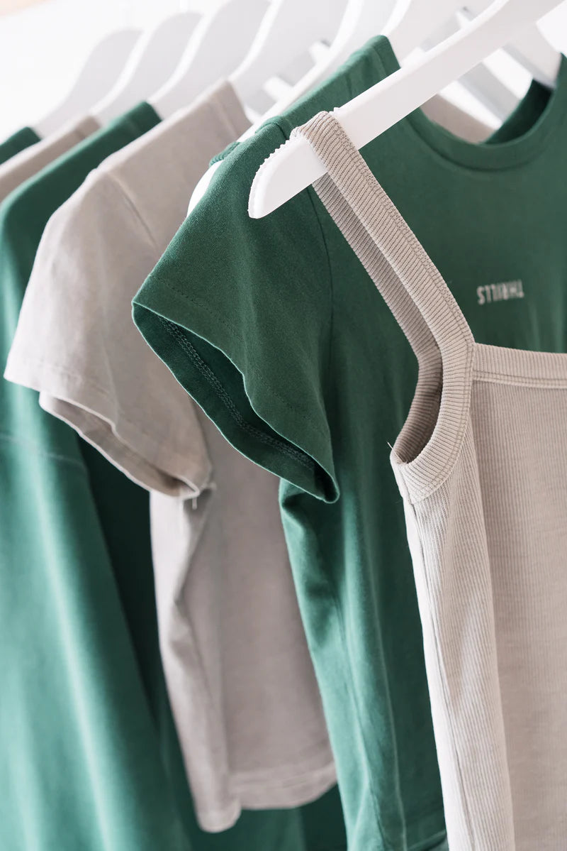 Minimal Thrills Mini Tee - Fog