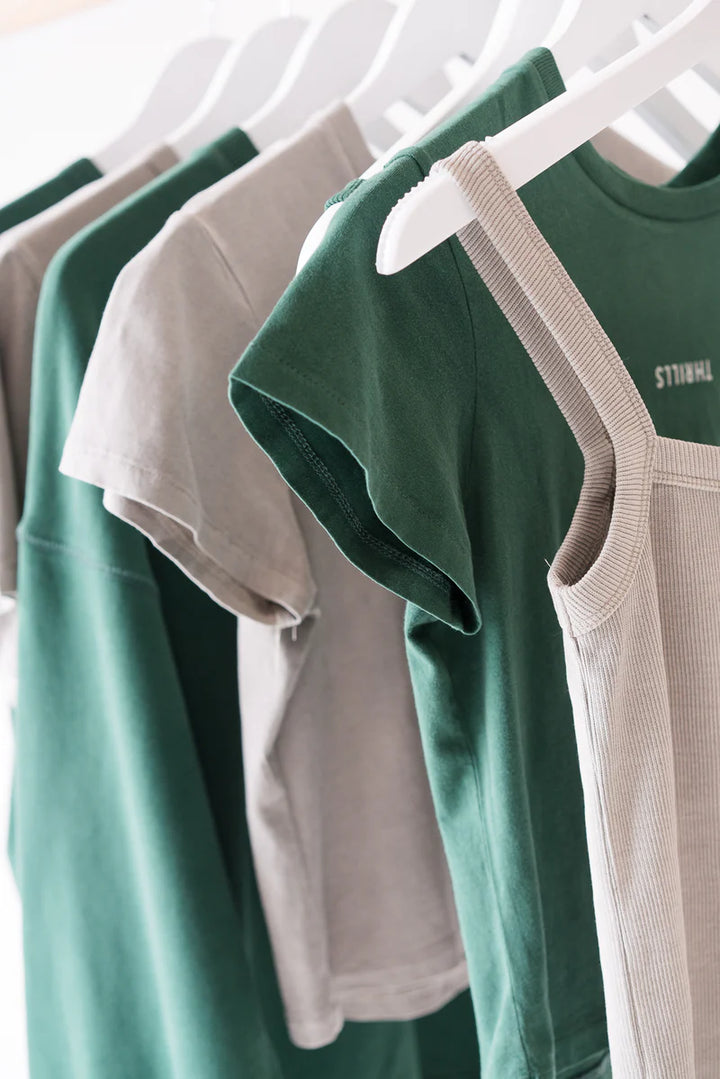 Minimal Thrills Mini Tee - Mallard Green