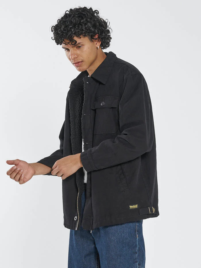 Liste Long Sleeve Flannel - Black