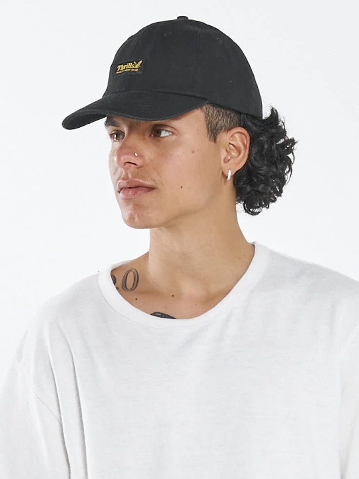 Thrills Union 6 Panel Cap-Black