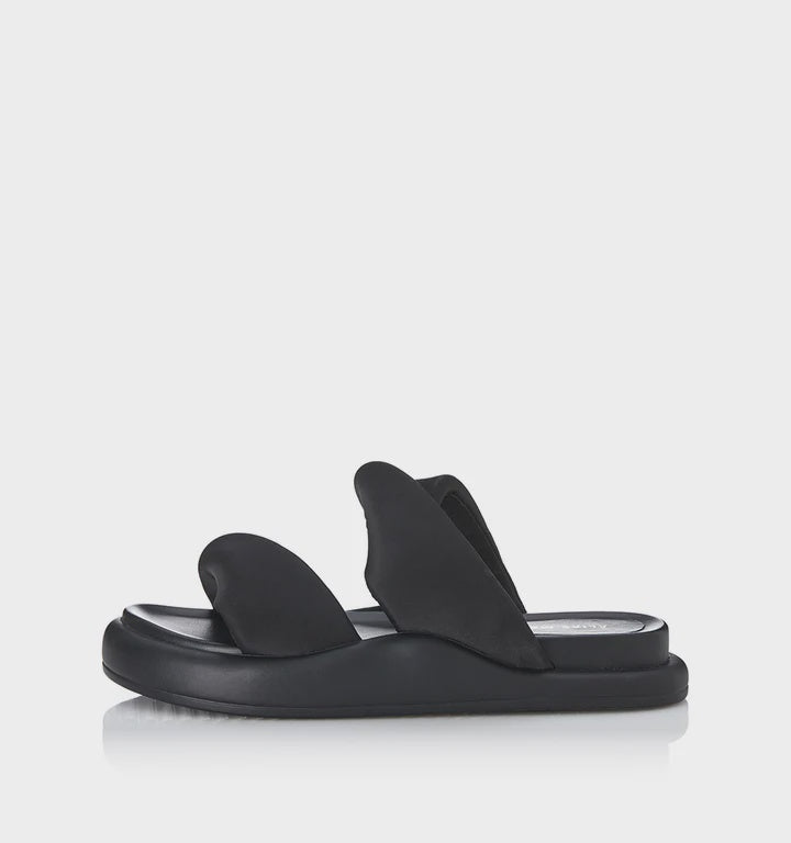 Alias Mae Therese Slide- Black Satin
