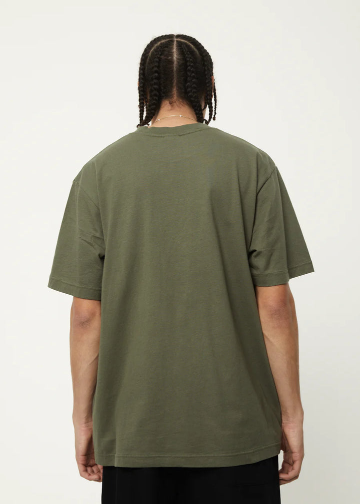 Calico Recycled Retro Fit Tee - Cypress