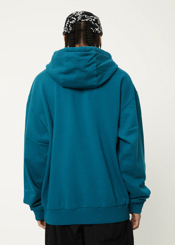 Earthling Recycled Pull On Hood - Azure