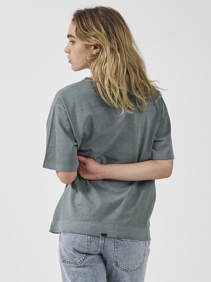 Electric Chaos Box Tee - Scrubs Green