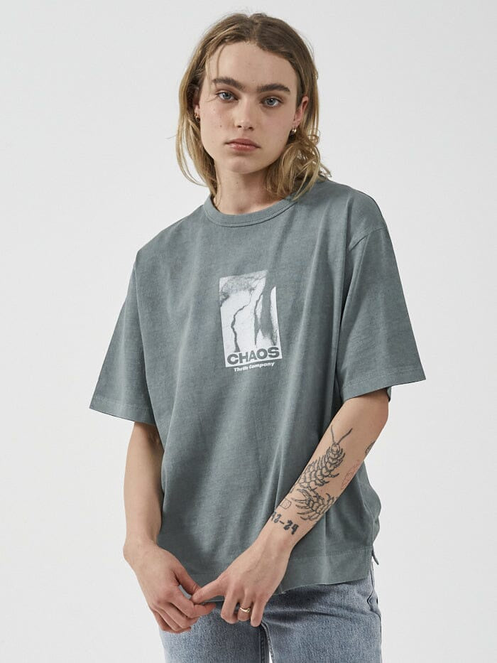 Electric Chaos Box Tee - Scrubs Green