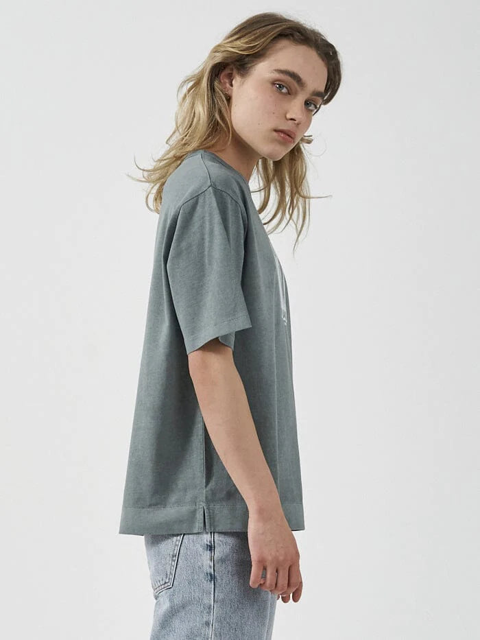 Electric Chaos Box Tee - Scrubs Green