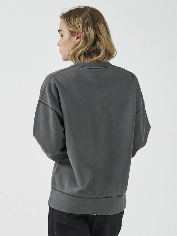 Thrills Golden Wings Slouch Crew - Merch Black