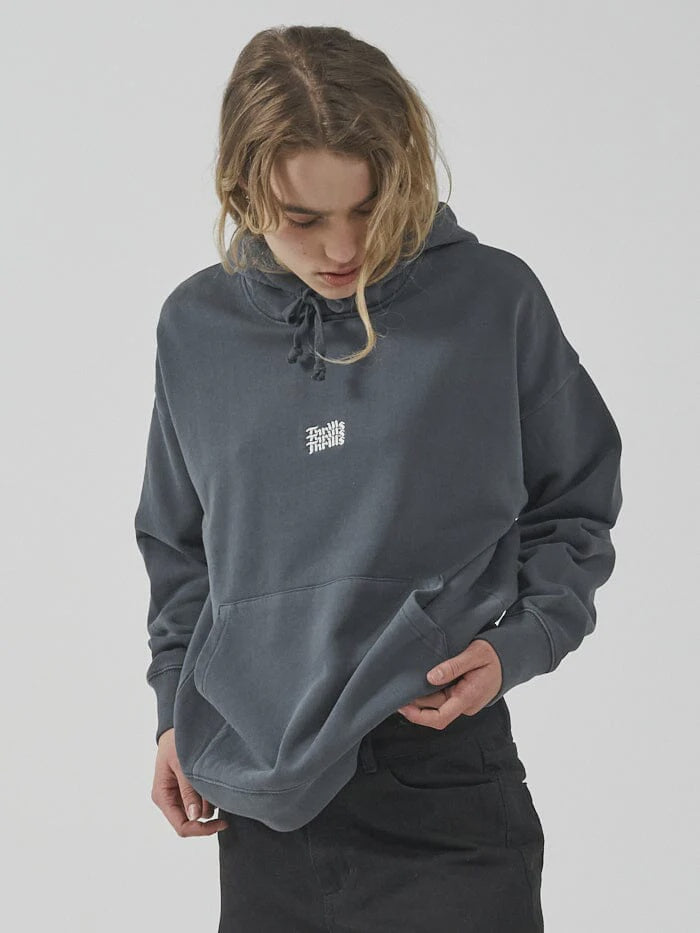 Forever Thrills Fleece Hood - Petrol