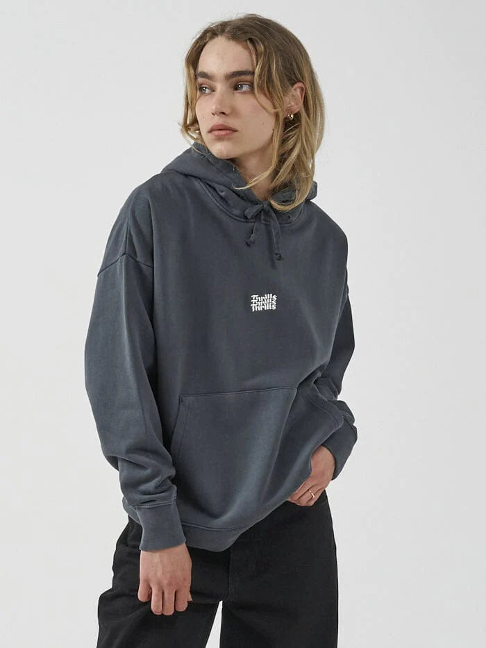 Forever Thrills Fleece Hood - Petrol
