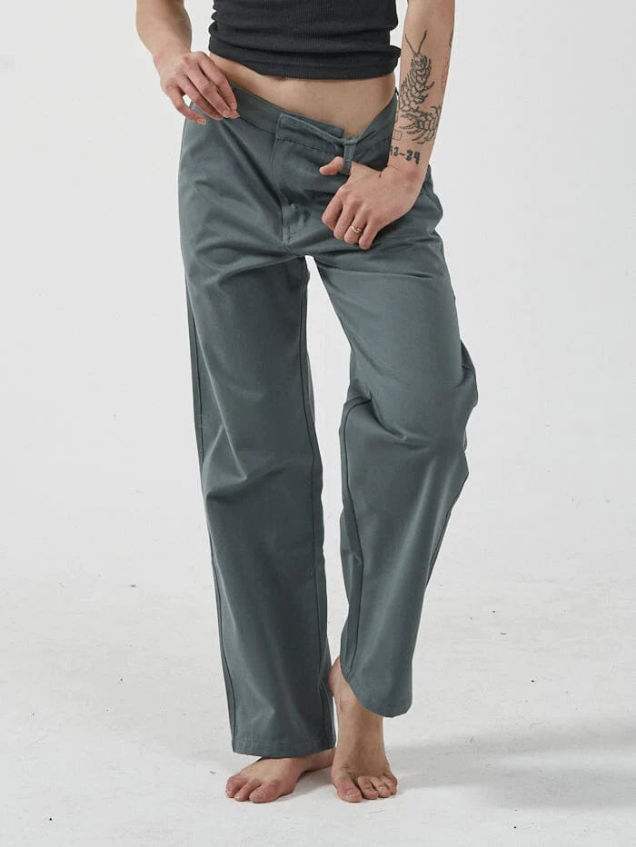 Lax Low Slung Pant - Scrubs Green