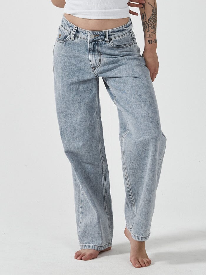 Thrills Billie Low Baggy Jean - Garage Blue