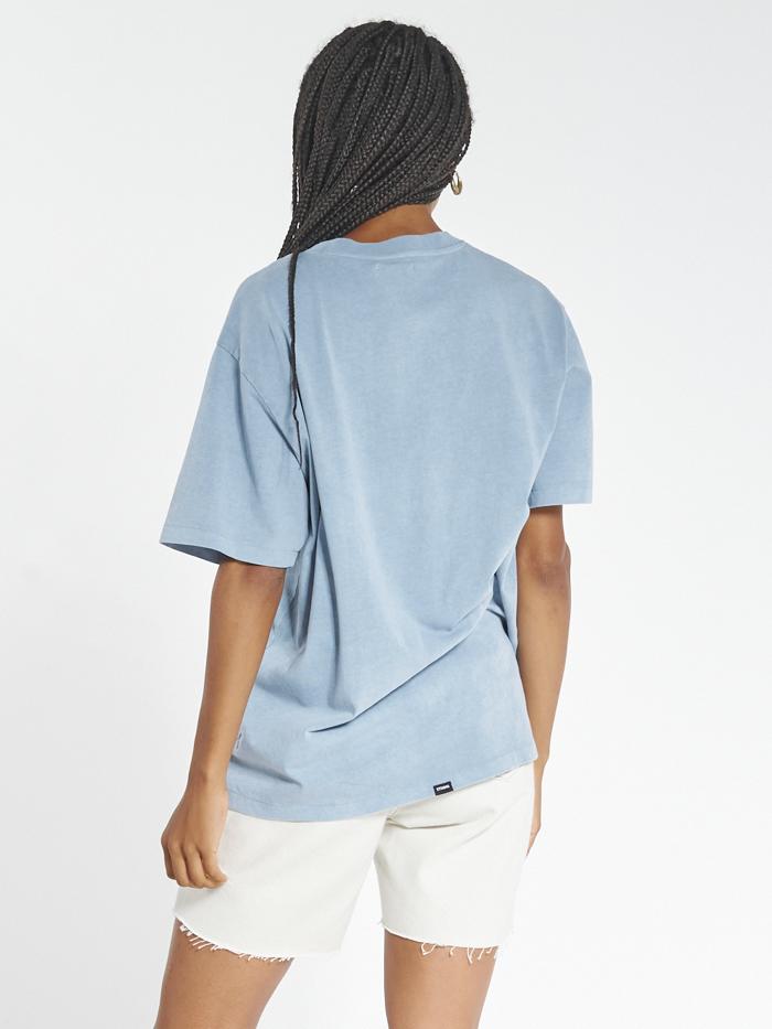 Strange Days Merch Fit Tee - Steel Blue