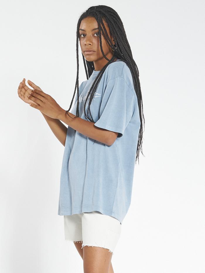 Strange Days Merch Fit Tee - Steel Blue