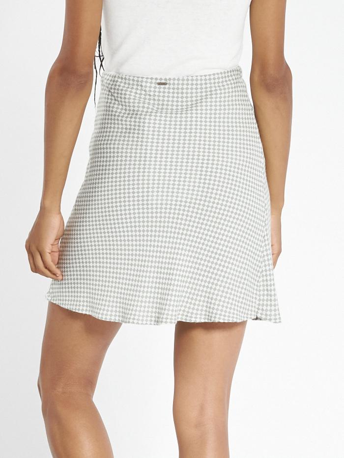 Aalto Mini Bias Skirt - Eucalyptus