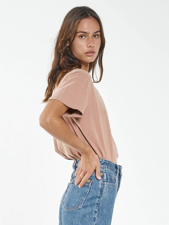 Minimal Thrills Relaxed Tee - Cork