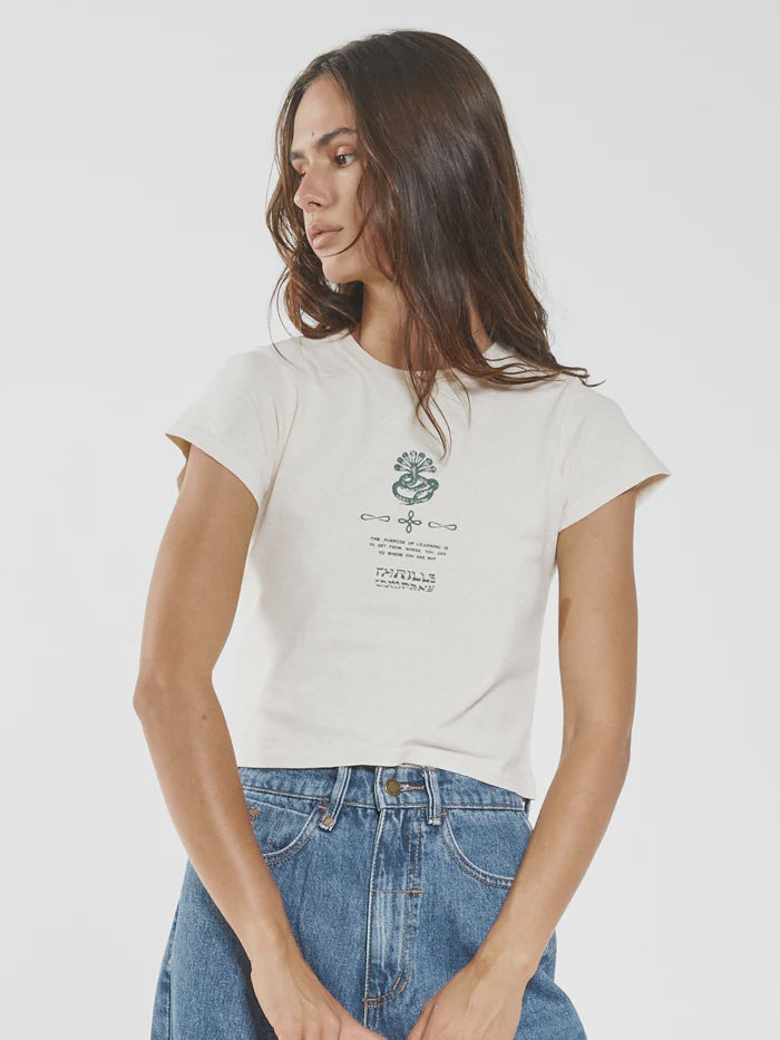 Spiritual Union Hemp Mini Fit Tee - Dove