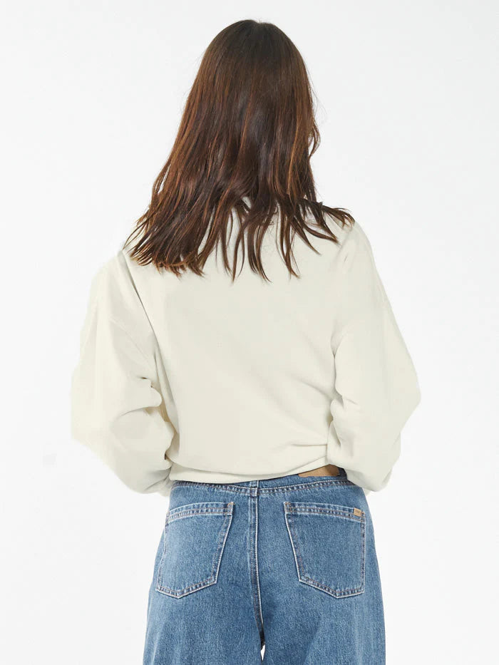 From The Beginning Slouch Crew - Heritage White