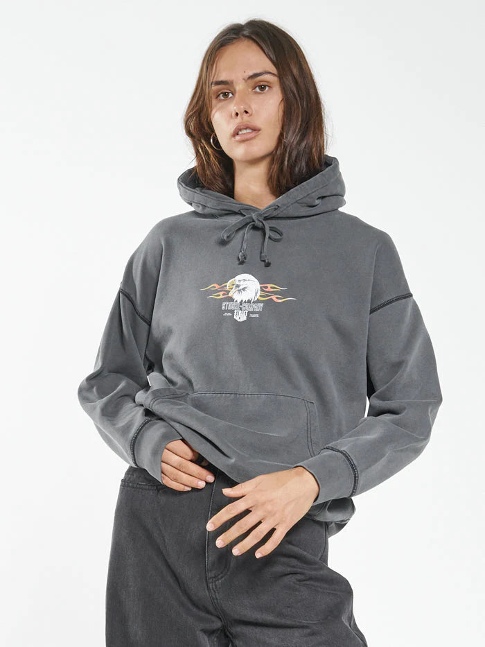 Blaze Fleece Hood - Merch Black