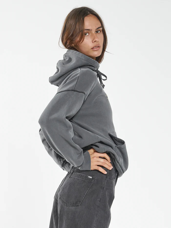 Blaze Fleece Hood - Merch Black