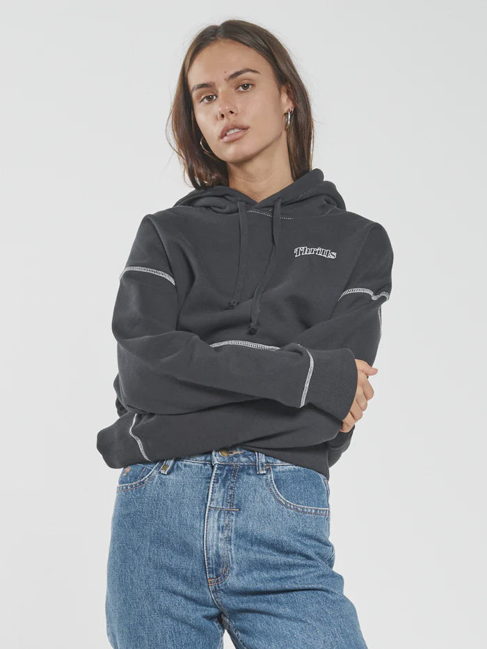 Realize Fleece Hood - Washed Black