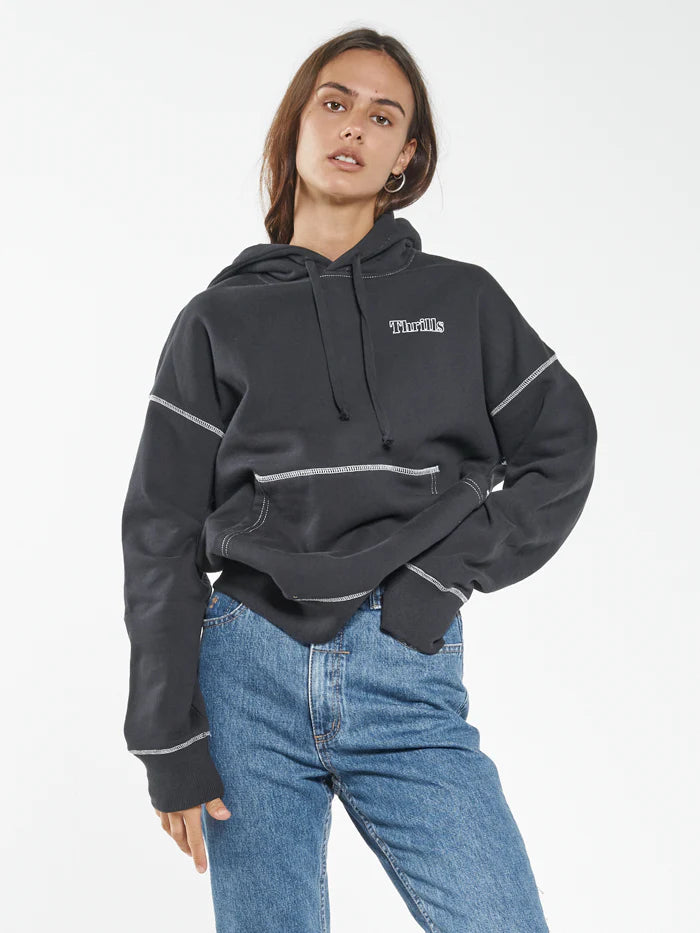 Realize Fleece Hood - Washed Black