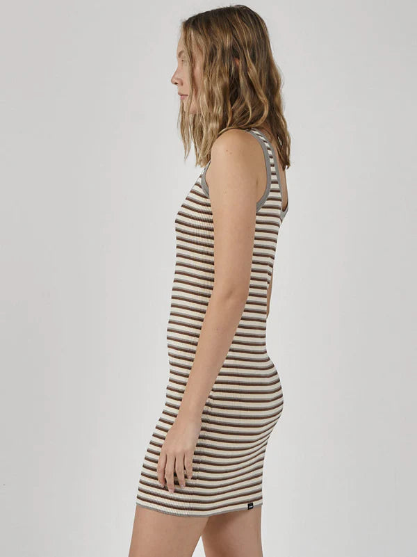 Only You Mini Knit Dress - Overcast