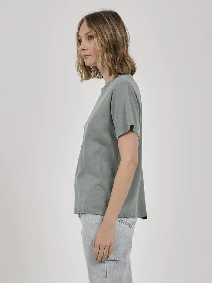 Minimal Thrills Relaxed Tee - Seaglass Green