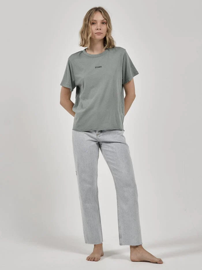 Minimal Thrills Relaxed Tee - Seaglass Green