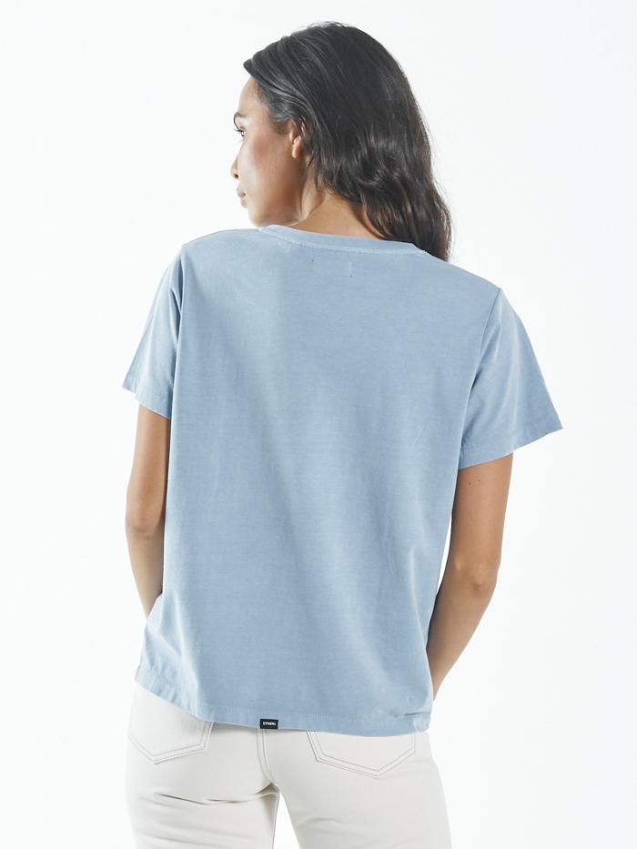 Far East Company Relaxed Tee - Steel Blue