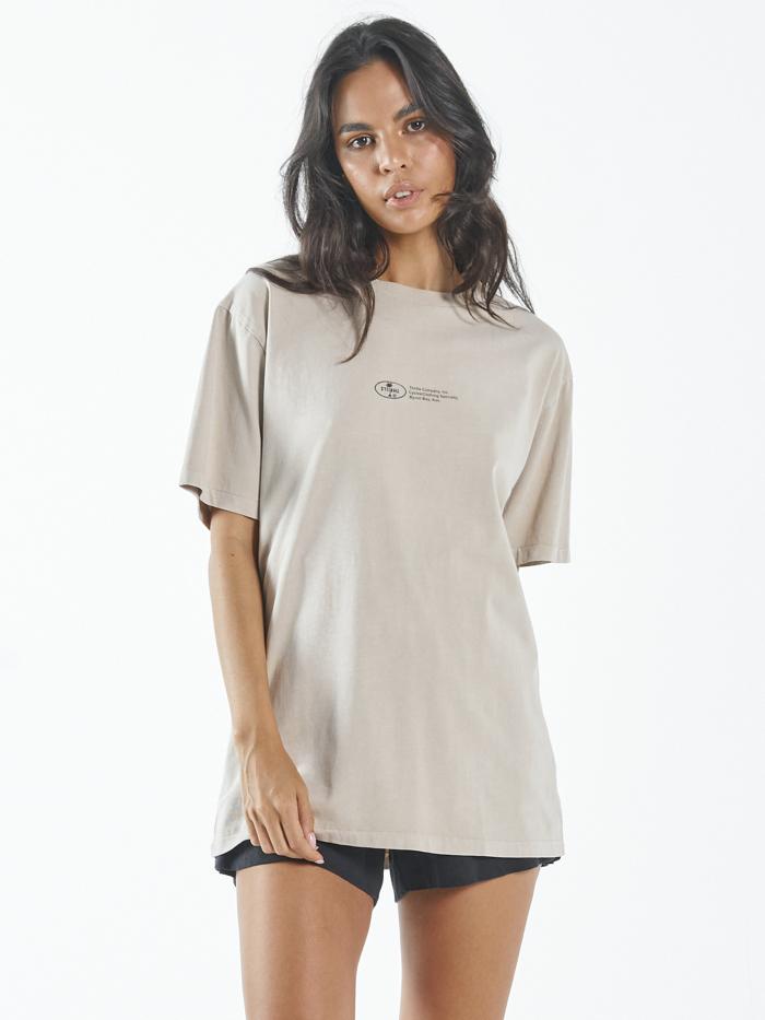 Company Alignment Merch Fit Tee Womens - Aged Tan