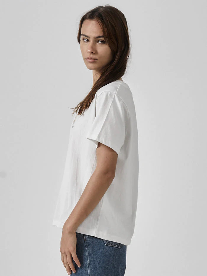 Golden Paradise Relaxed Tee - Dirty White